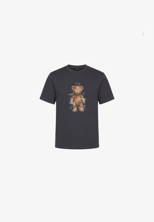 CLOSURE London, TEDDY KISSES TEE - T-Shirt print - charcoal