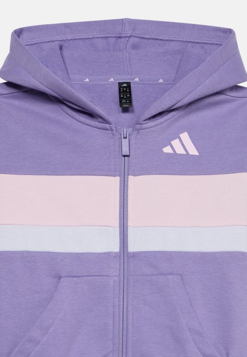 adidas TIBERIO UNISEX SET - Tracksuit - magic lilac/clear pink/frozen purple — photo 4