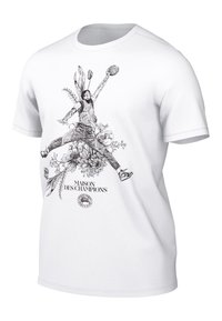 Jordan CREW - Trükipildiga T-särk - white