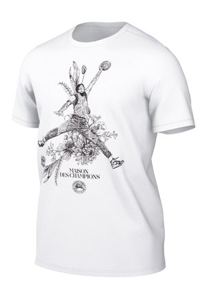Jordan CREW - Print T-shirt - white