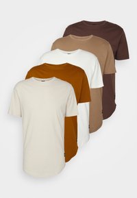 ONSMATT LONGY TEE 5 PACK - T-shirt basic - cloud dancer