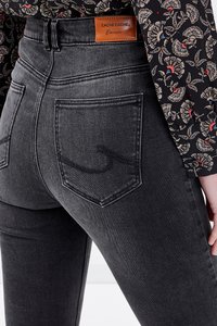 Cache Cache MIT HOHEM BUND - Jeans bootcut - denim noir