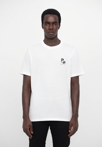 PS Paul Smith LOGO BREAST - Jednoduché tričko - white