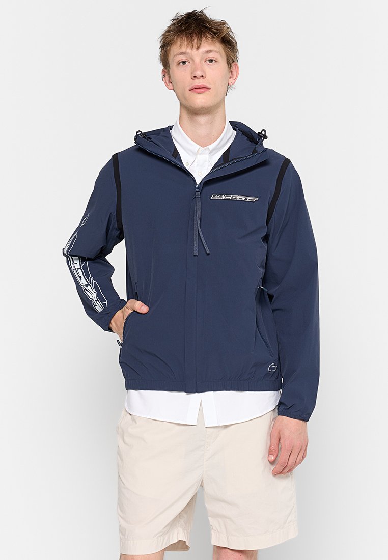 Lacoste Lichte jas donkerblauw Lacoste Lichte jas donkerblauw