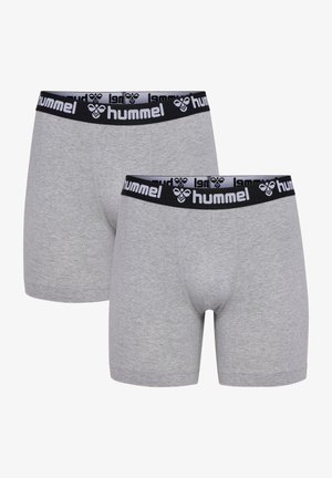 Hummel 2-PACK - Tætsiddende boxershorts - grey melange