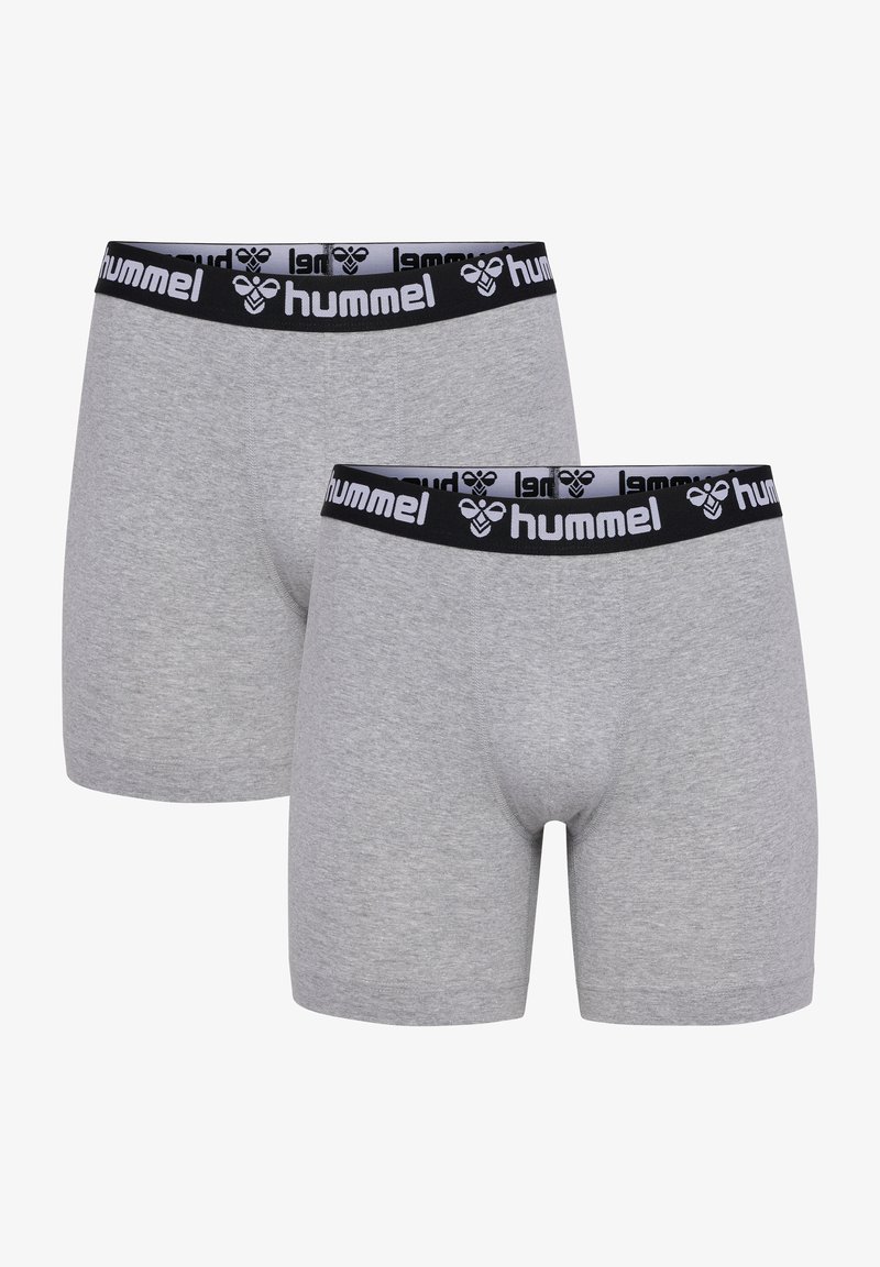 Hummel 2-PACK - Boxerkalsong - grey melange