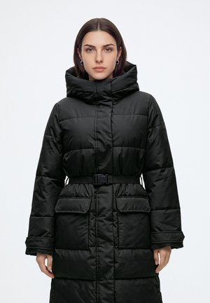JDY, JDYABIGAIL LONG BELT PUFFER - Manteau d'hiver - black