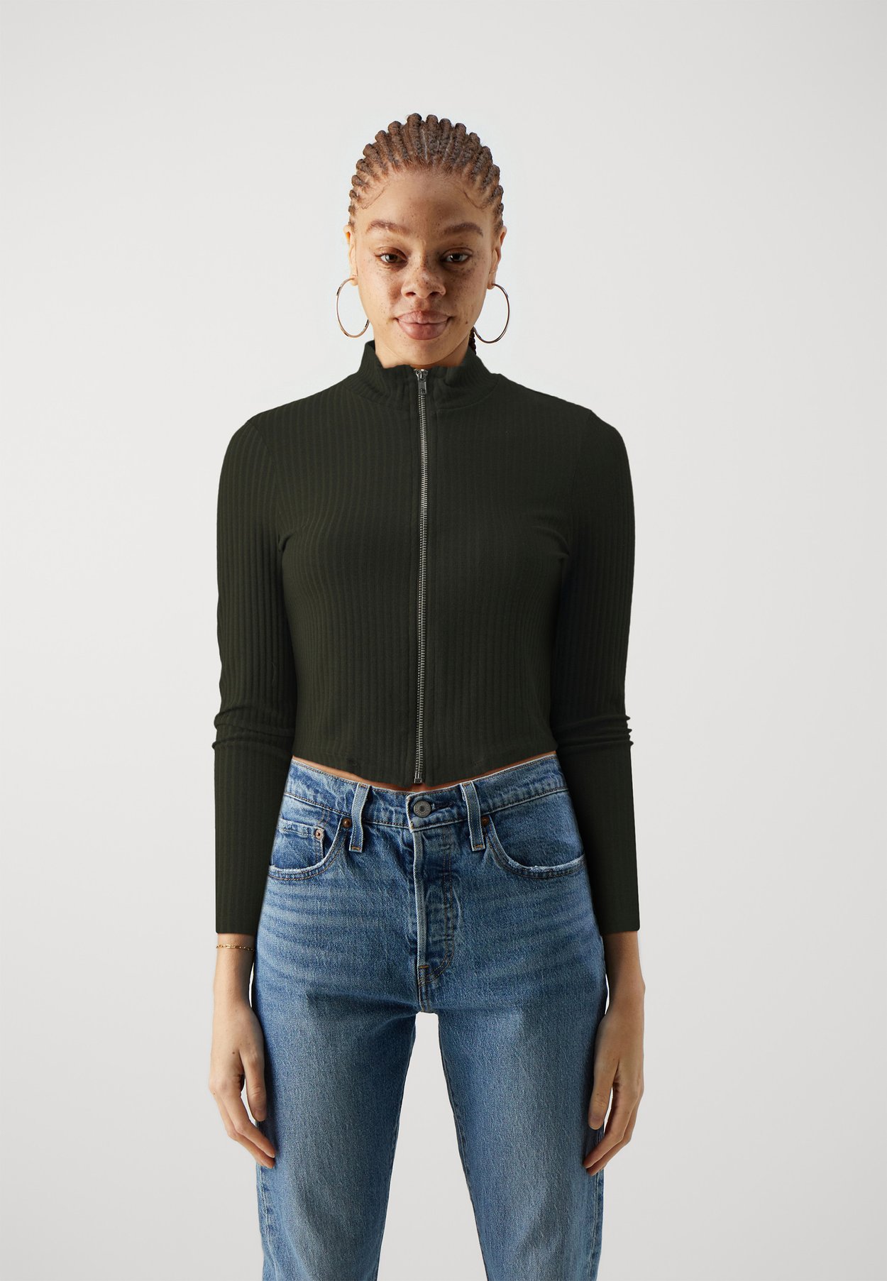 ONLNELLA SHORT ZIP CARDIGAN