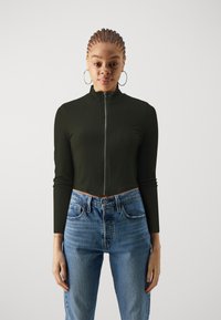 ONLY - ONLNELLA SHORT ZIP CARDIGAN - Cardigan - rosin Thumbnail Image 1