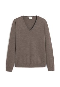 Rodier V-NECK - Strickpullover - taupe