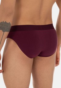 Bruno Banani 6ER PACK FLOWING - Slip - schwarz   dunkelrot