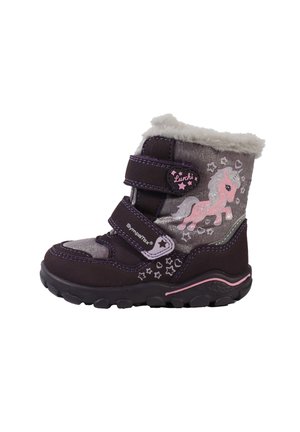 Baby shoes - grey rose