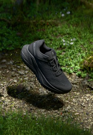 Salomon AERO GLIDE 3 - Trail running shoes - phantom/black