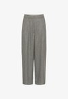 SLNANINE BARREL PANTS - Nadrágok - grey herringbone