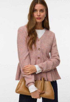 Strickjacke - adobe rose