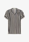 SLZAYA ARIA PRINTED BLOUSE - Μπλούζα - total eclipse stripe