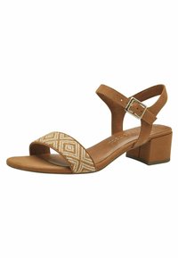 Marco Tozzi Sandale - cognac comb