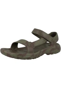 Teva HURRICANE DRIFT HUEMIX Walking sandals olive swirl/green