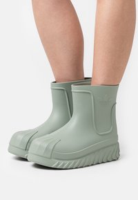 adidas Originals - ADIFOM SUPERSTAR - Wellies - silver green/core black Thumbnail Image 1