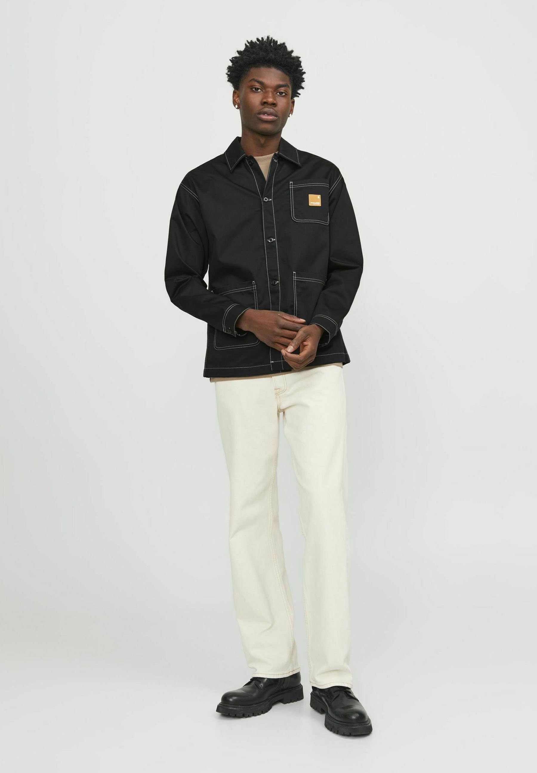 Jack & Jones CARPENTER KONTRAST - Light jacket - black - Zalando.co.uk