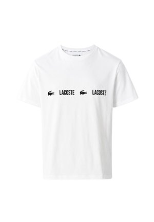 Lacoste, LACOSTE CREWNECK T-SHIRTS MALE AD AU8 - Camiseta estampada - blanco
