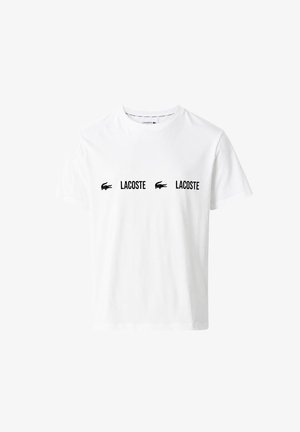 Lacoste, LACOSTE CREWNECK T-SHIRTS MALE AD AU8 - Camiseta estampada - blanco