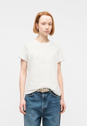 HELEYS UNIKKO - Tričko s potlačou - white/light grey