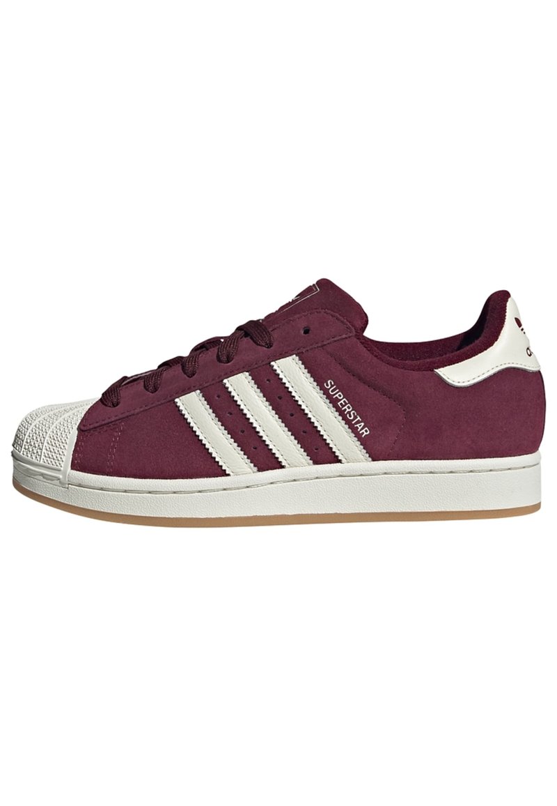 adidas Originals SUPERSTAR II maroon/off white/off white/dark brown