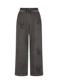 MULTIPLE GRAPHIC DISTRESS JOGGERS - Pantalon classique - grey