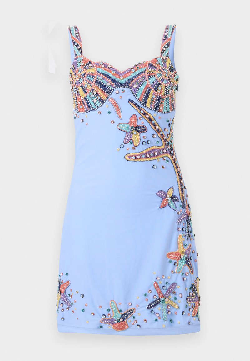 OCEANUS CRESCENT SHELL MINI DRESS - Vestido de cóctel - lilac/lila ...