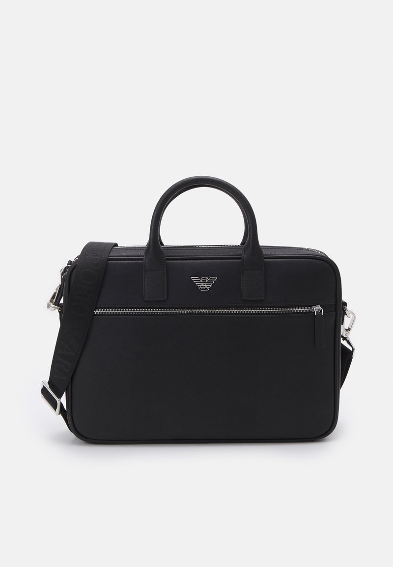 Emporio Armani - SMALL BRIEFCASE UNISEX - Aktentasche - black, Vergrößern