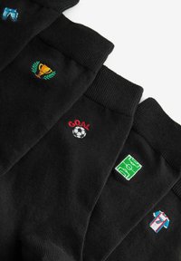 Next EMBROIDERED FIVE PACK - Calze - mottled black