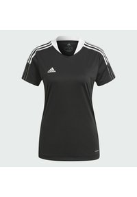adidas Performance TIRO21 TR JERSEY W - Nyomott mintás póló - black