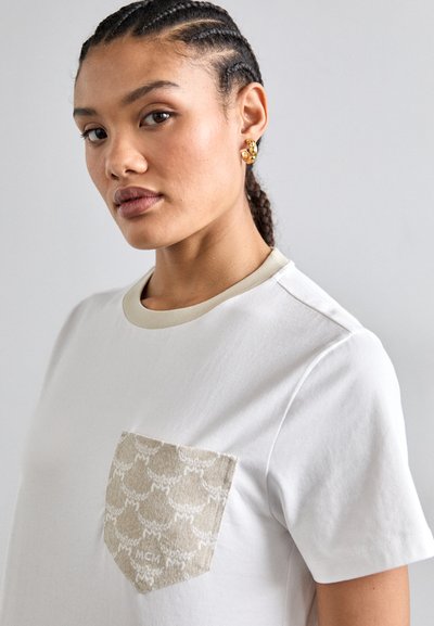 MCM T-shirts med print - oatmeal