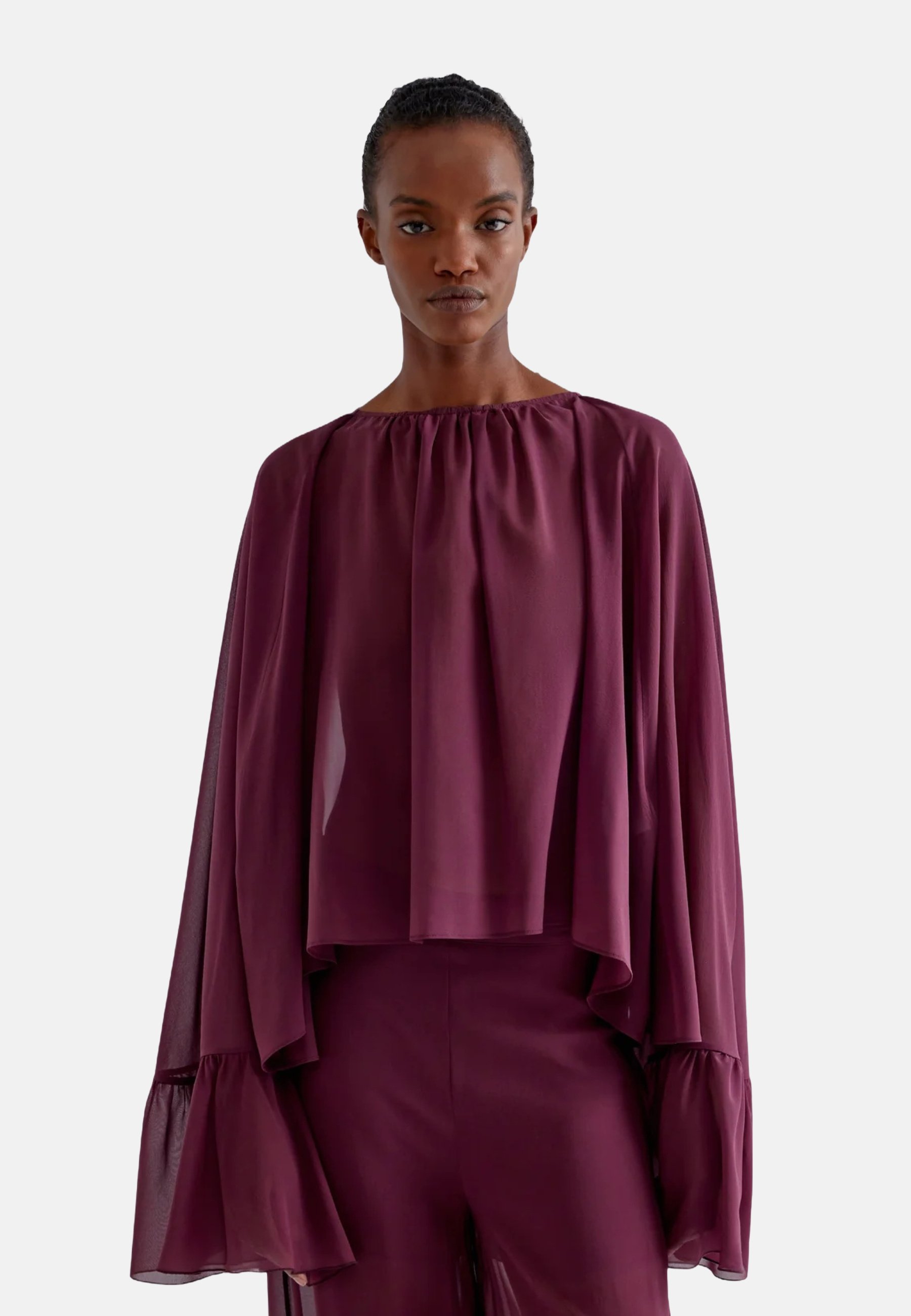 Erika Cavallini CORA Blouse bordeaux