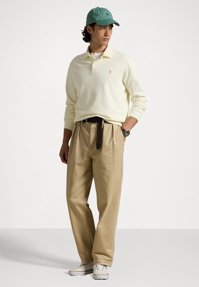 Polo Ralph Lauren LOOPBACK COLLARED SWEATSHIRT - Camisola - clubhouse cream