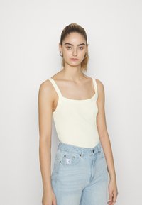 KnowledgeCotton Apparel STRAP - Top - buttercream