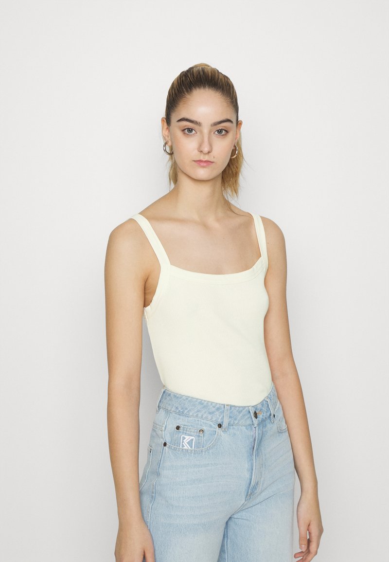 KnowledgeCotton Apparel STRAP - Top - buttercream