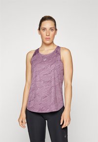 ASICS ROAD ALL OVER TANK - Topper - dusty mauve