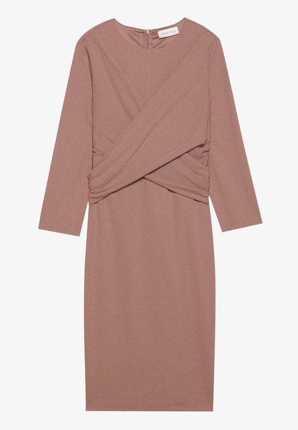 Shift dress - taupe4