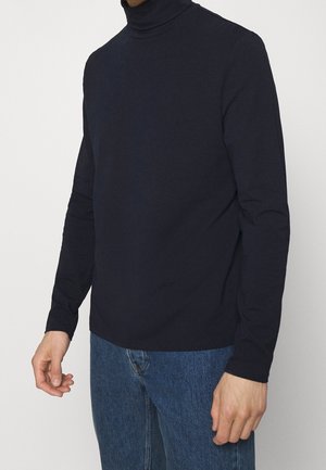 Langærmet T-shirt - dark blue