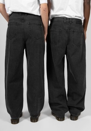 Džíny Relaxed Fit - black denim