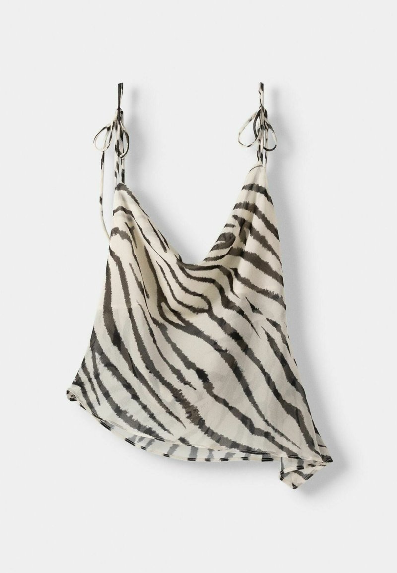 Bershka Top zwart Bershka Top zwart