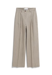 NUMAALI CHECK - Stoffhose - sand stone