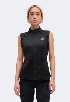 New Balance, ESSENTIAL GRID VEST - Weste - black