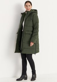 Cellbes of Sweden WARM WITH SIDE ZIPS AT THE BOTTOM - Vinterfrakke - dark green