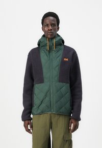 Helly Hansen STOWE HOODED HYBRID JACKET UNISEX - Zimní bunda - jungle green
