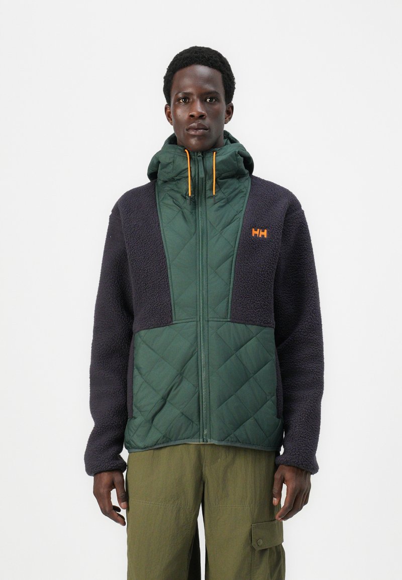 Helly Hansen STOWE HOODED HYBRID JACKET UNISEX - Zimní bunda - jungle green