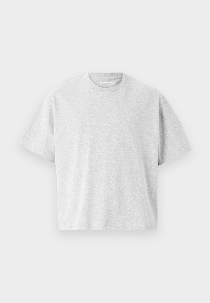 Jack & Jones PREMIUM T-shirt basic lichtgrijs gemêleerd Jack & Jones PREMIUM T-shirt basic lichtgrijs gemêleerd