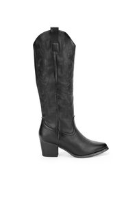 CON BORDADO - Cowboy/Biker boots - black